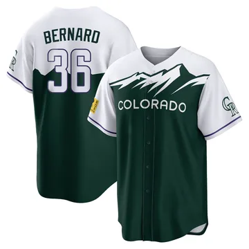 Wynton Bernard Youth Colorado Rockies Replica 2022 City Connect Jersey - Green