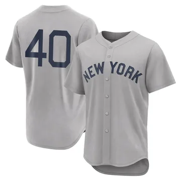 Yedrinson Aguilera Men's New York Yankees Authentic 2021 Field of Dreams Jersey - Gray