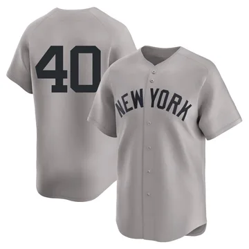 Yedrinson Aguilera Men's New York Yankees Limited Away 2nd Jersey - Gray