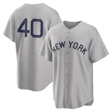 Yedrinson Aguilera Men's New York Yankees Replica 2021 Field of Dreams Jersey - Gray