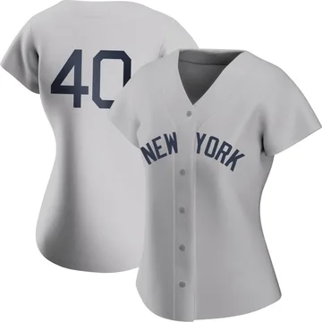 Yedrinson Aguilera Women's New York Yankees Authentic 2021 Field of Dreams Jersey - Gray