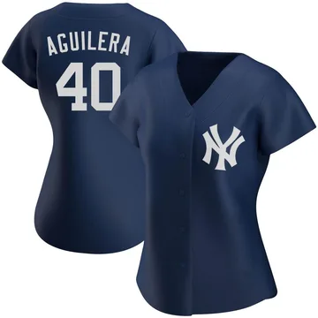 Yedrinson Aguilera Women's New York Yankees Authentic Alternate Team Jersey - Navy