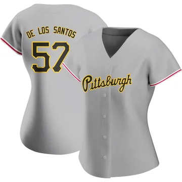 Yerry De Los Santos Women's Pittsburgh Pirates Authentic Road Jersey - Gray