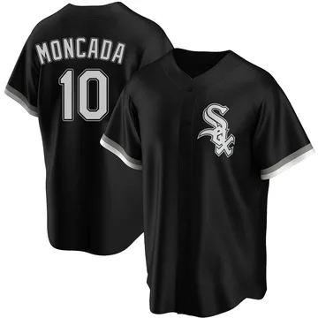 Yoan Moncada Men's Chicago White Sox Replica Alternate Jersey - Black