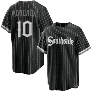 Yoan Moncada Youth Chicago White Sox Replica 2021 City Connect Jersey - Black