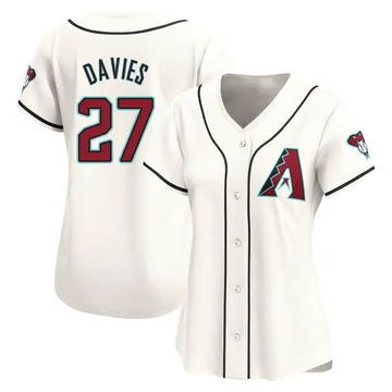 Zach Davies Women's Arizona Diamondbacks Limited Home Jersey - White