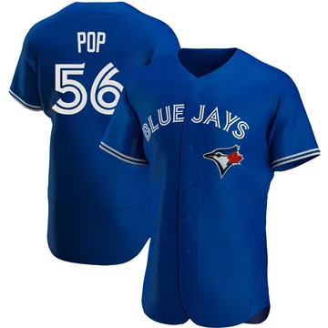 Zach Pop Men's Toronto Blue Jays Authentic Alternate Jersey - Royal