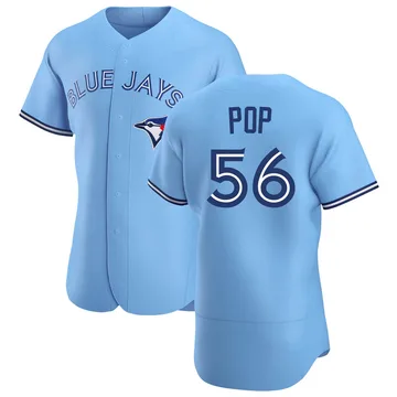 Zach Pop Men's Toronto Blue Jays Authentic Powder Alternate Jersey - Blue