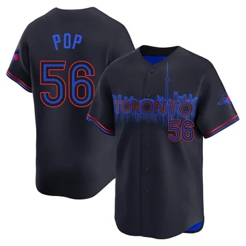 Zach Pop Men's Toronto Blue Jays Limited 2024 City Connect Jersey - Black