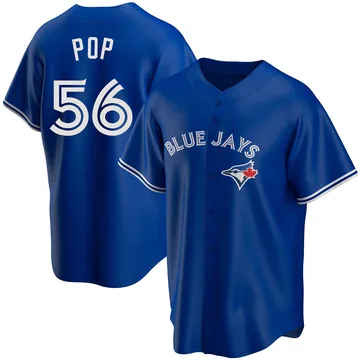 Zach Pop Men's Toronto Blue Jays Replica Alternate Jersey - Royal