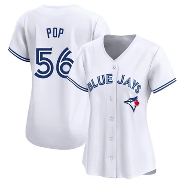 Zach Pop Women's Toronto Blue Jays Limited Home Jersey - White