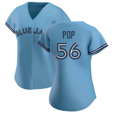 Zach Pop Women's Toronto Blue Jays Replica Jersey - Blue