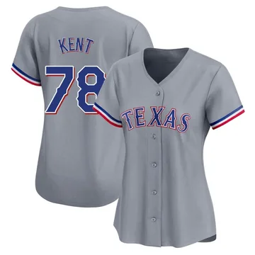 Zachary Kent Women's Texas Rangers Limited Away Jersey - Gray