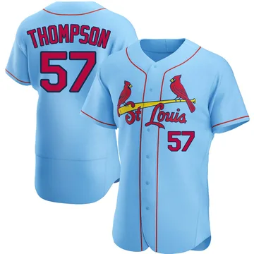 Zack Thompson Men's St. Louis Cardinals Authentic Alternate Jersey - Light Blue