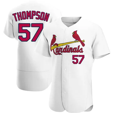 Zack Thompson Men's St. Louis Cardinals Authentic Home Jersey - White