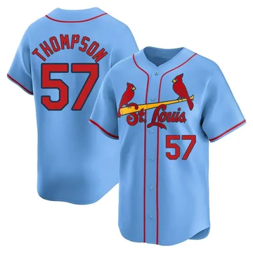 Zack Thompson Men's St. Louis Cardinals Limited Alternate Jersey - Light Blue