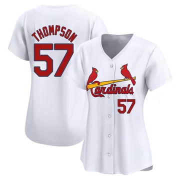 Zack Thompson Women's St. Louis Cardinals Limited Home Jersey - White