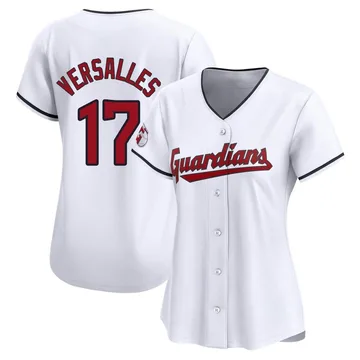 Zoilo Versalles Women's Cleveland Guardians Limited Home Jersey - White